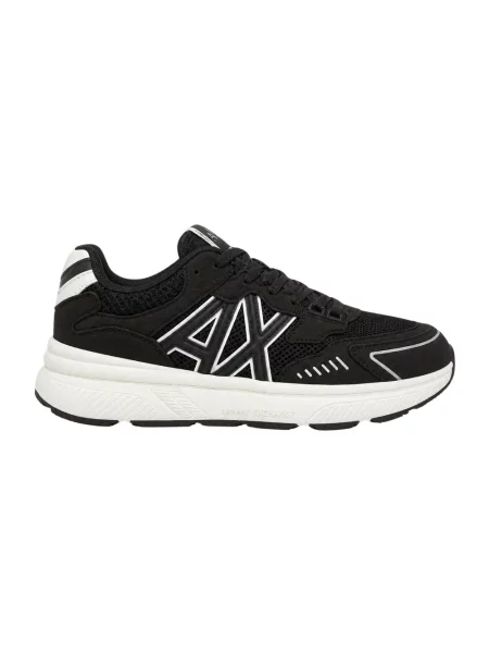 Sneakersy Armani Exchange brązowe
