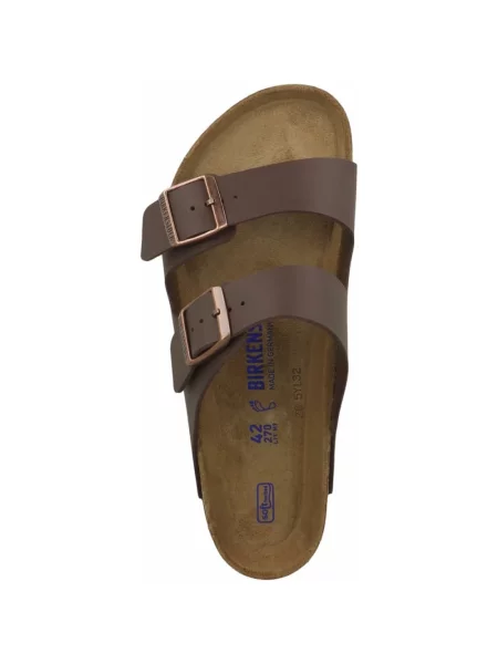 Klapki Birkenstock brązowe