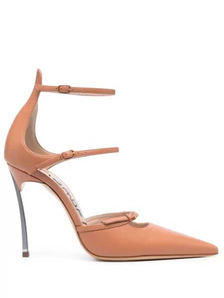 Pantofi cu toc Casadei maro