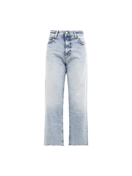 Jeansy straight leg Icon Denim niebieskie