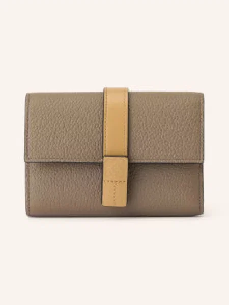 Loewe Peněženka černošedá / zlatá béžová