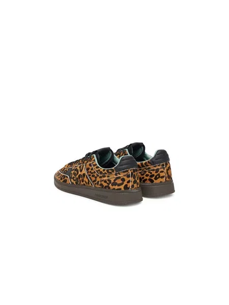 Tenisice Tommy Jeans The Greenwich Edge Leopard smeđa