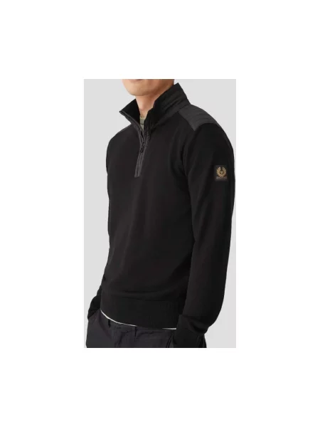 Dzianinowy sweter Belstaff czarny