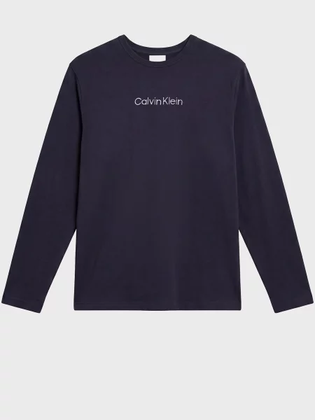 Пижама Calvin Klein с круглым вырезом синяя