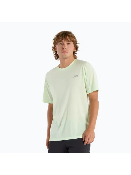 Мъжка тениска New Balance Athletics Run melonwat зелено