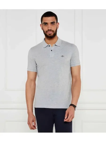 Gant Polo | Slim Fit | pique gri