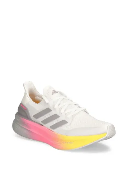 Бягане топ Adidas изрязани с принт бяло
