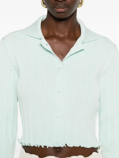 Cardigan Jil Sander tricotate albastru