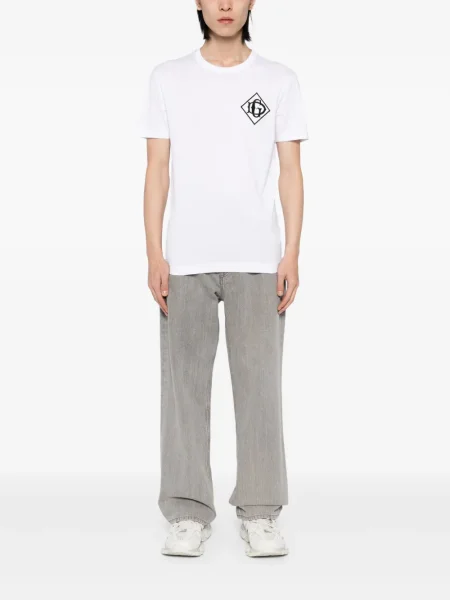 Tricou Dolce & Gabbana cu autograf alb