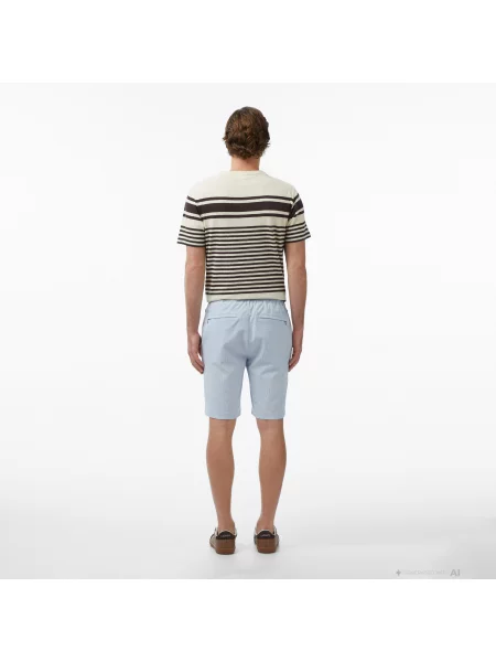 Lacoste Szorty Tapered Fit niebieskie