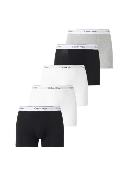 Calvin Klein Underwear Boxeri gri / negru alb