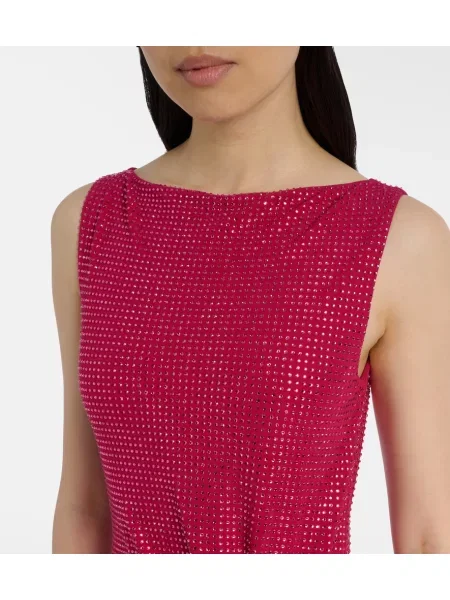 Rochie maxi Roland Mouret cu model floral roz