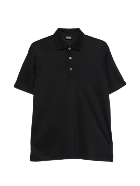 Polo Zegna de lână negru