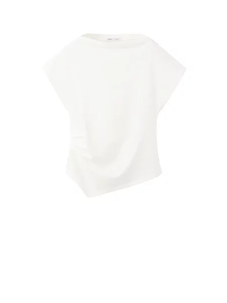 MANGO Tricou COPI' alb
