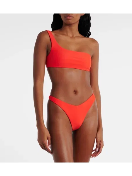 Bikini Jade Swim cu legături portocaliu