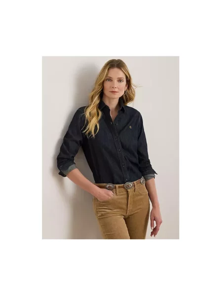 Bluzka Ralph Lauren niebieska