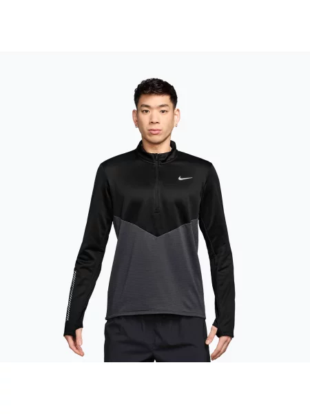 Běžecká mikina Nike Pacer Winterized anthracite/black černá