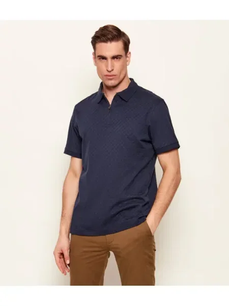 Barbour Tenisz póló Hockham kék