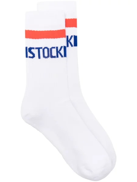 Șosete Birkenstock din jacard cu autograf alb