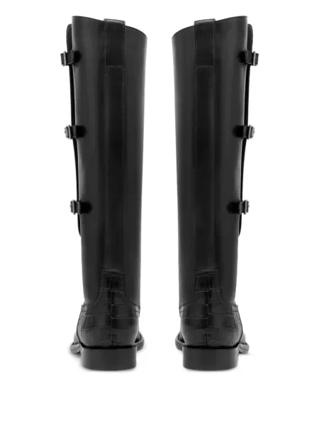 Botine Paris Texas cu cataramă negru