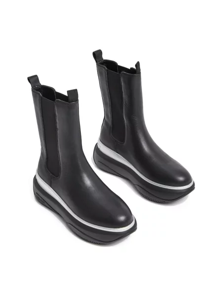 Buty do kostki Liu Jo skórzane czarne