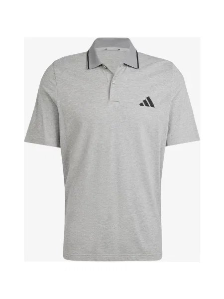 Koszulka polo adidas Essentials Logo Piqué krótki rękaw XS szara