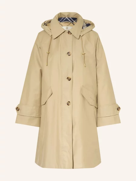 Barbour Kabát Harleigh S Odnímatelnou Kapucí velbloudí