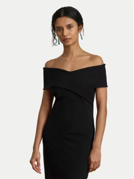 Vakarinė suknelė Lauren Ralph Lauren juoda