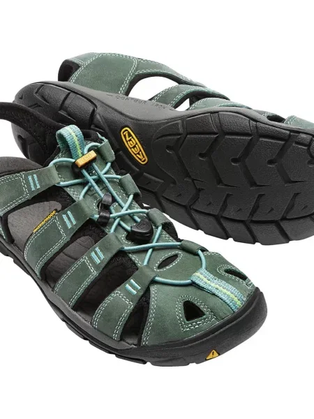 Сникърси KEEN Clearwater Cnx Leather Mineral Blue/ Yellow EUR 37 синьо