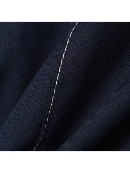 Lacoste Szorty Z Bawełnianej Tkaniny Twill I Relaxed Fit granatowe
