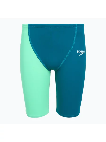 Gyermek úszó jammer nadrágok Speedo Endurance+ High Waist Jammer blue/green. Méret: cm kék