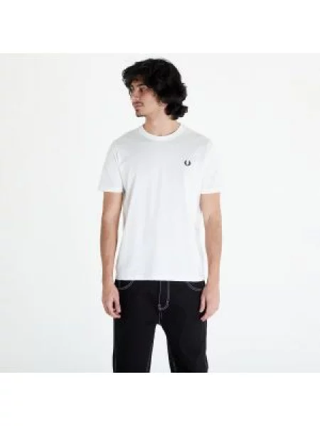 Футболка Fred Perry с круглым вырезом белая