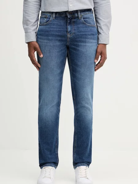 Дънки Tommy Jeans мъжки тъмносиньо синьо