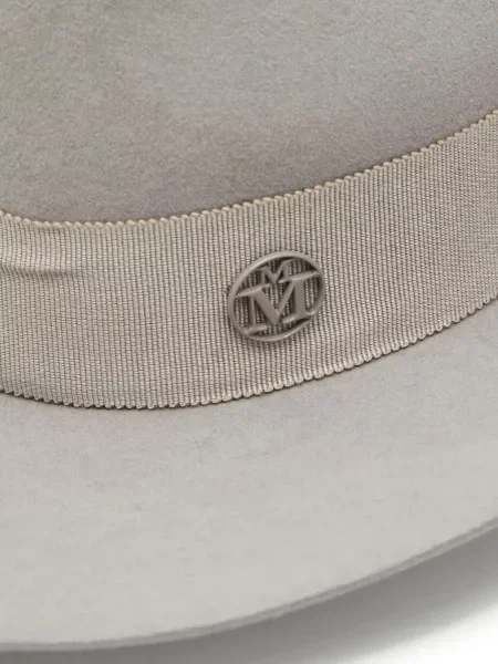 Pălărie Maison Michel din fetru gri