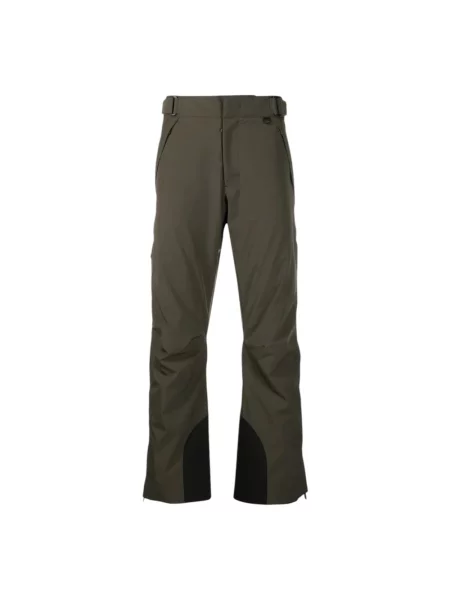 Ocieplane spodnie narciarskie Moncler zielone