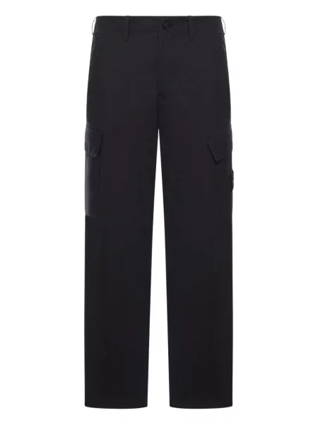 Pantaloni cargo Stone Island cu strasuri negru