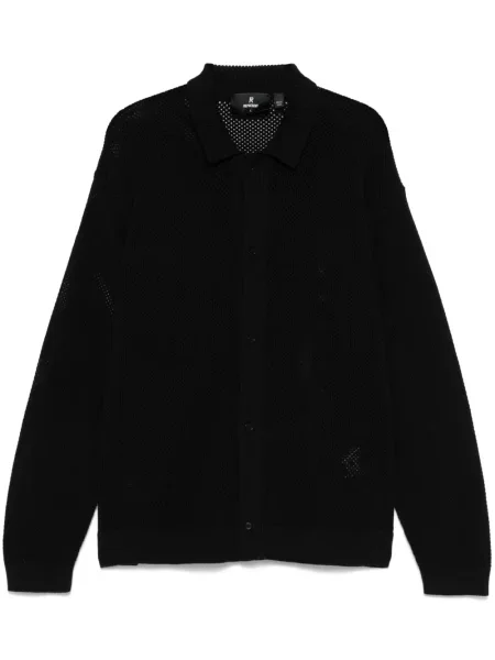 Lung cămașă Represent tricotate negru