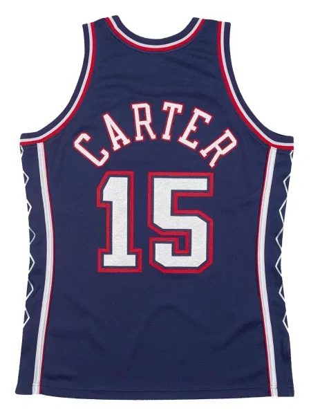 Džersinė marškiniai Mitchell & Ness mėlyna