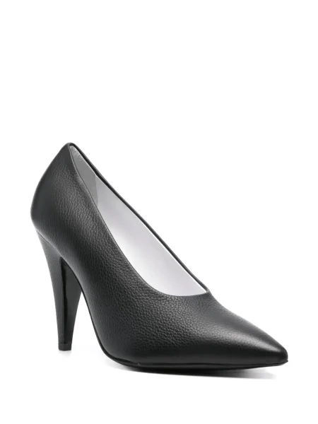 Pantofi cu toc Moschino din piele negru