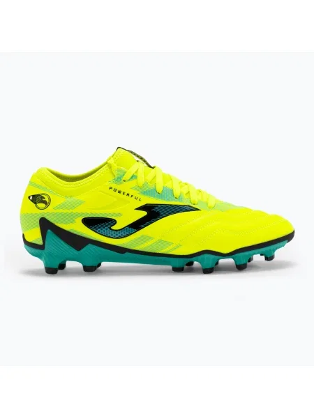 Cizme de fotbal pentru bărbați Joma Powerful FG lemon fluor/turquoise