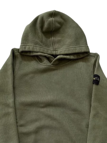 Gyerek kapucnis melegítő felső Stone Island zöld