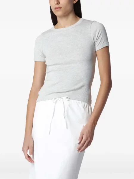 Scurt tricou Flore Flore gri
