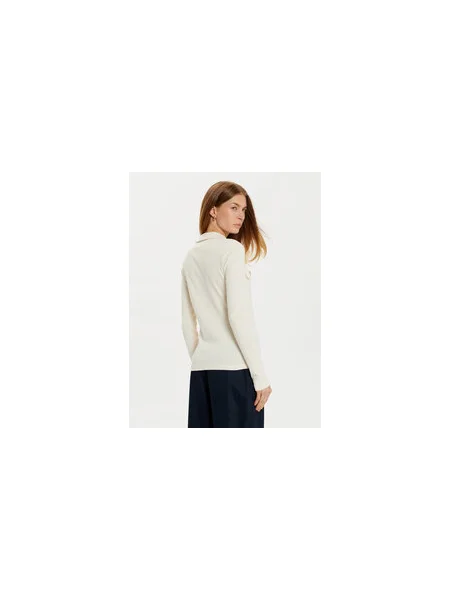Tommy Hilfiger Pólóing Ekru Slim Fit