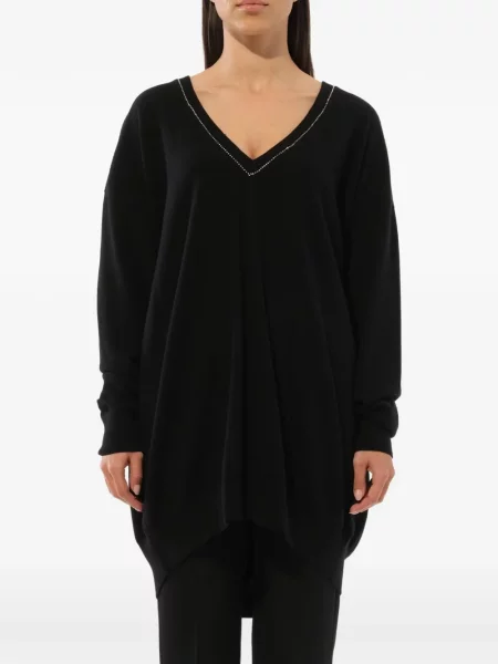 Pulover Givenchy cu broderie negru