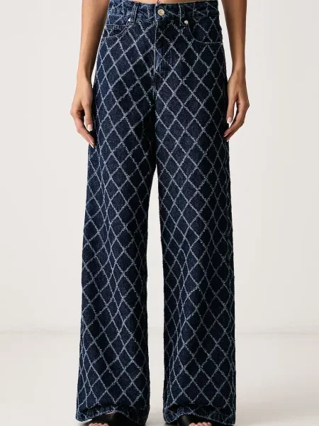 IBlues blugi wide leg pentru femei IBLNINAREAL albastru