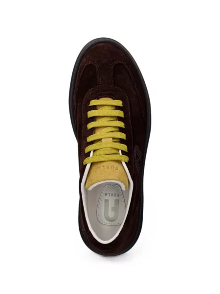 Szarvasbőr sneaker Furla autogrammal barna