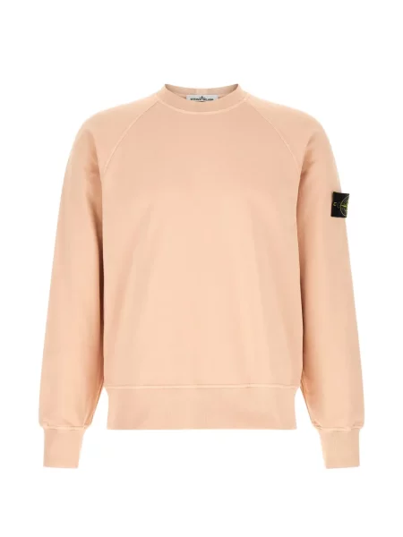 Hanorac crewneck Stone Island cu decolteu rotund cu strasuri