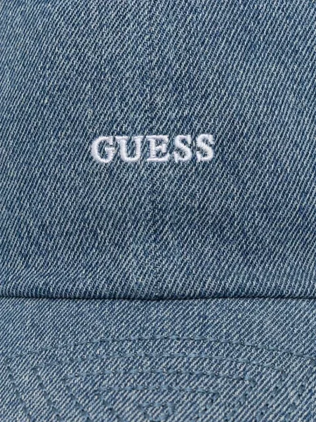 Бейсболка Guess однотонна синій