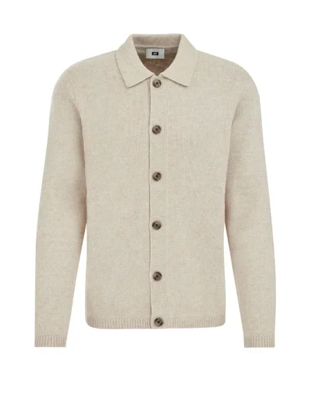 WE Fashion Geacă tricotată amestecat bej