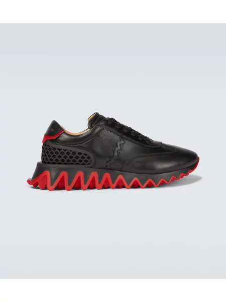 Sneakerși Christian Louboutin din piele negru